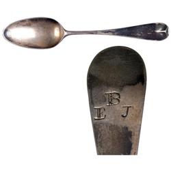 [Revere, Paul Jr.]. Silver Spoon Hallmarked REVERE