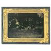 Image 1 : Impressive Tintype Image of Two Men and Their Horses