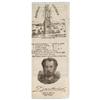 Image 1 : Original 1886 Statue of Liberty Silk Souvenir Ribbon