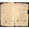 Image 1 : Hawaiian Whaling Logbook Dated June 1837 - March 1838