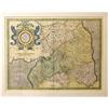 Image 1 : Hand colored 1611 map of Northern England