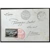 Image 1 : Airmail, 1931, 1fr Zeppelin Cover