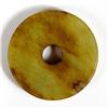 Image 1 : Yellow Archaic Jade Bi, 1766-1122 BC