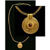 Image 1 : Greek Hellenistic Gold Necklace with Pendant