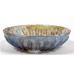 Roman Glass Moulded Bowl. c. 1st century AD
