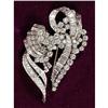 Image 1 : Diamond, Platinum Double Clip Brooch