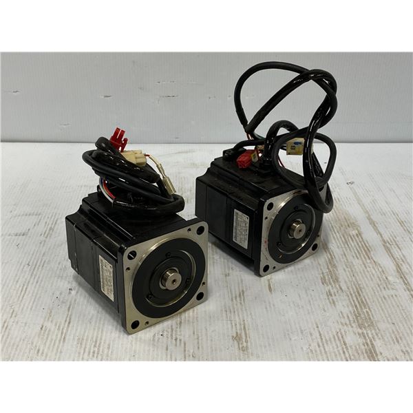 (2) Yaskawa # SGMPH-02A1A-YR32 AC Servo Motors