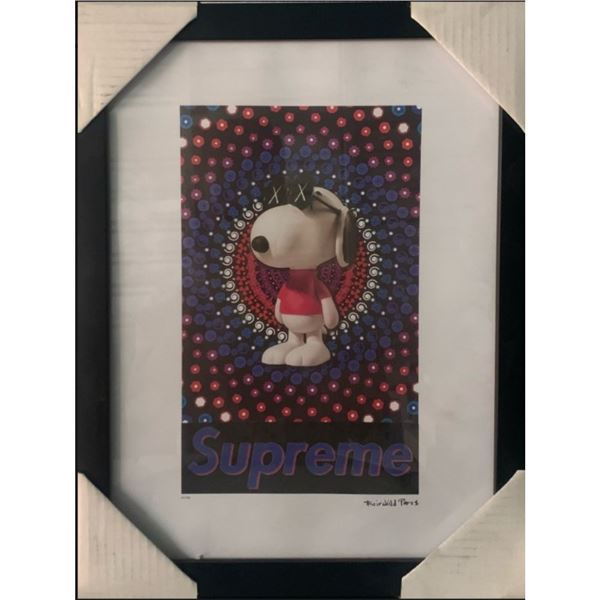 Limited Edition Supreme Snoopy, Fairchild Paris Collection - Framed