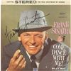 Image 1 : Signed Frank Sinatra Come Dance With Me Album Cover