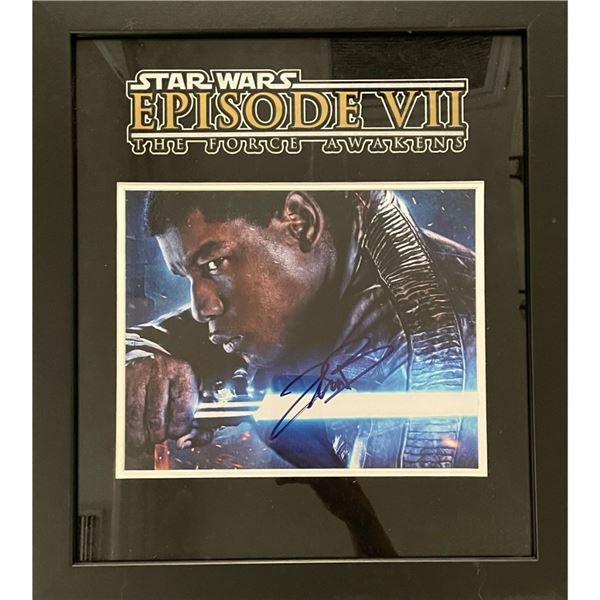 Framed & Signed Star Wars Episode VII, The Force Awakens Photo Collage