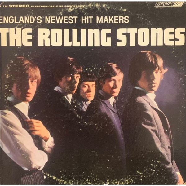 RARE Signed The Rolling Stones England's Big Hit Makers Album Cover