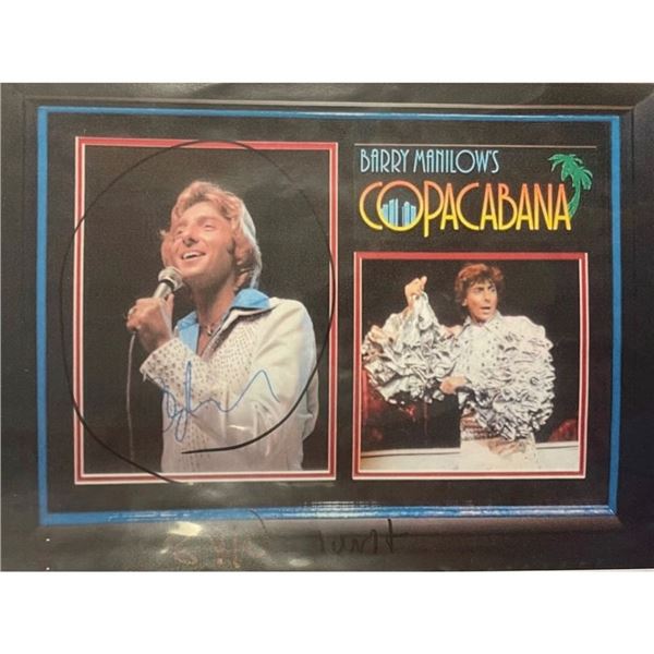 Signed Barry Manilow's Copacabana Performance Photo