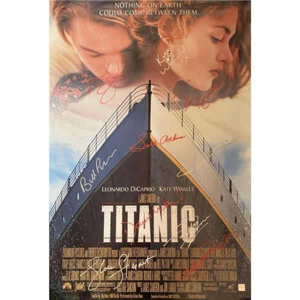 Signed Titanic Movie Poster