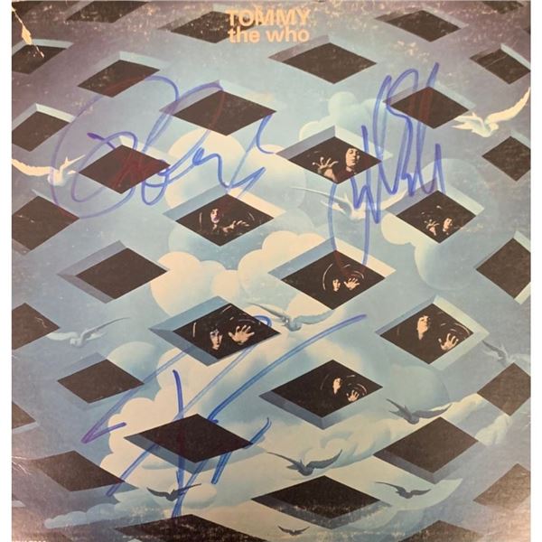 Signed The Who Tommy Soundtrtack Album Cover