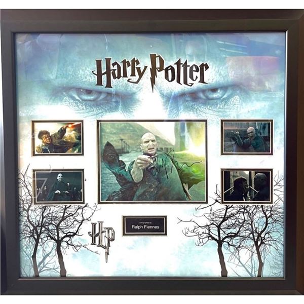 Signed and Framed Lord Voldemort Collage (the nemesis of Harry Potter)