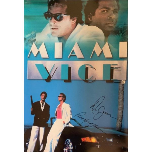 Signed Miami Vice TV Show Poster