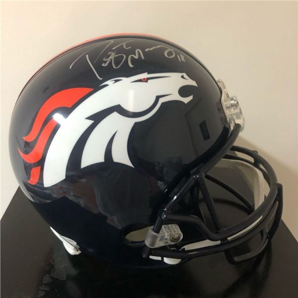 Signed Peyton Manning Denver Broncos Helmet