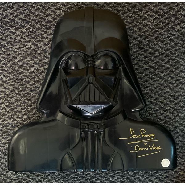 Signed Darth Vader Mask