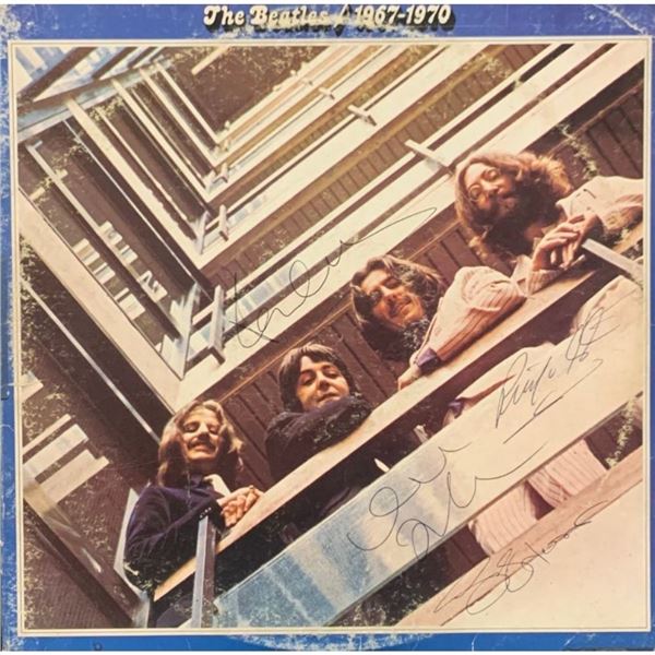 Signed The Beatles 1967-1970 (a.k.a The Blue Album Cover