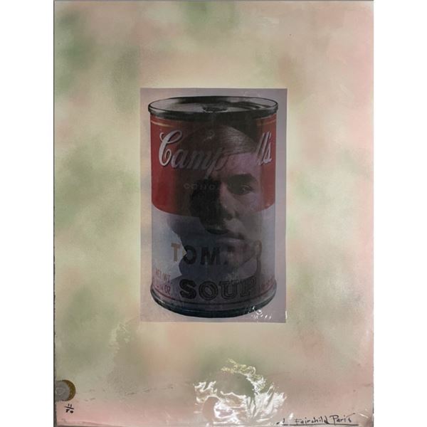 RARE Limited Edition Andy Warhol Campbell's Soup , Fairchild Paris Collection