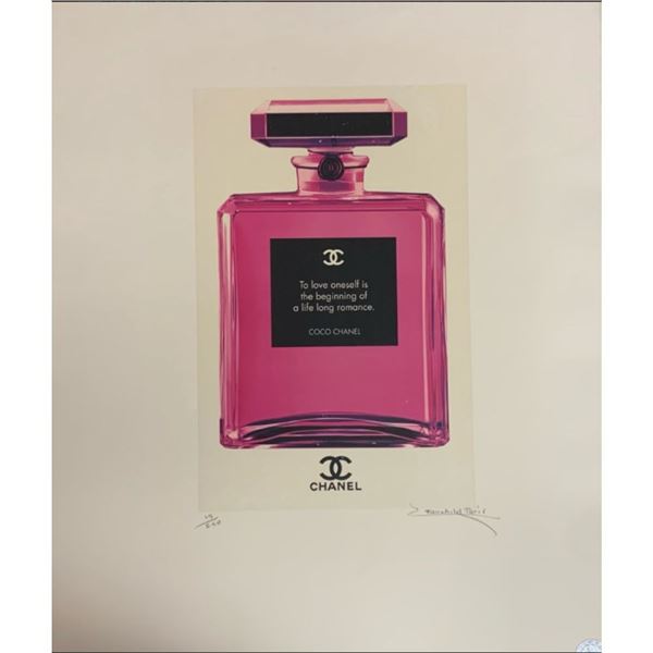 Limited Edition Chanel Perfume Bottle , Fairchild Paris Collection Print