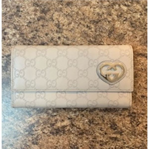 Gucci Guccissima Lovely Heart Continental Wallet