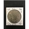 Image 1 : 1922 US PEACE SILVER DOLLAR SAN FRANCISCO MINT