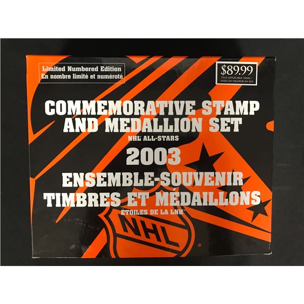 2003 SEALED COMMEMORATIVE STAMP AND MEDAL SET