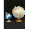 Image 1 : LOT OF 2 WORLD GLOBES