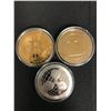 Image 1 : BITCOIN/ DODGECOIN/ RIPPLE  NOVELTY COIN LOT