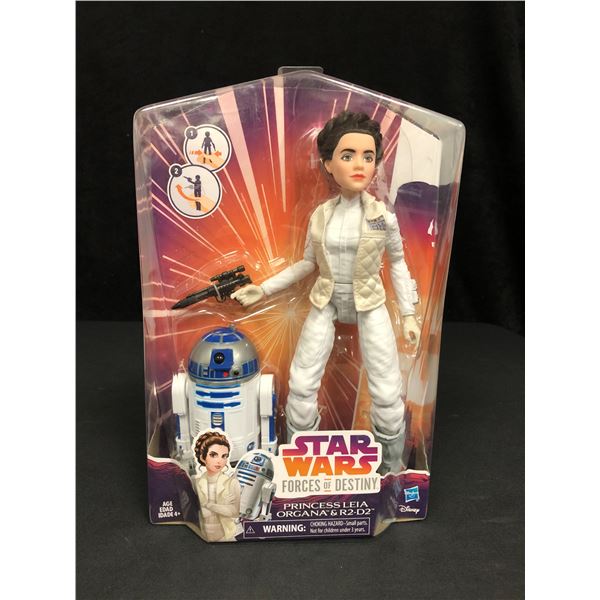 SEALED STAR WARS FORCES OF DESTINY LEIA/R2D2