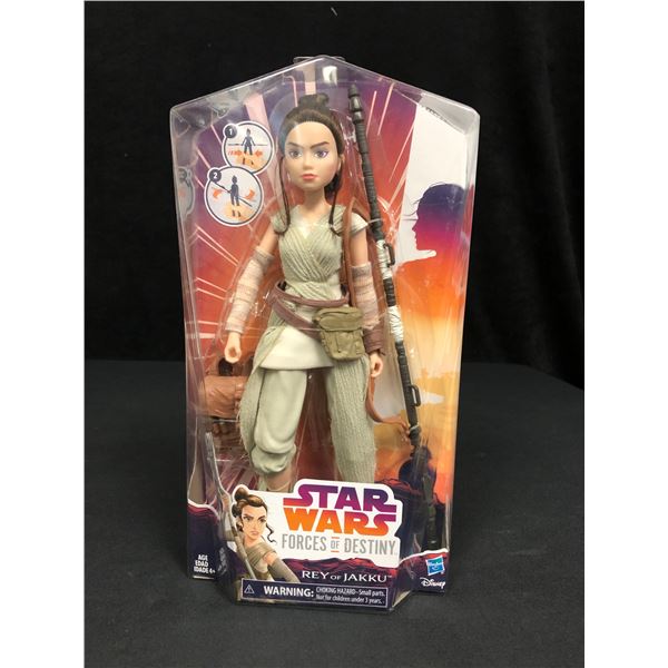 SEALED STAR WARS FORCES OF DESTINY REY AND JAKKU