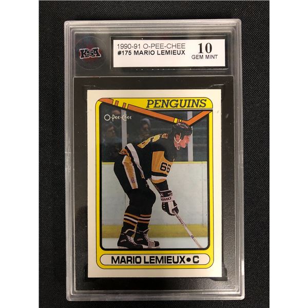 1990 OPC #175 MARIO LEMIEUX (KSA 10)