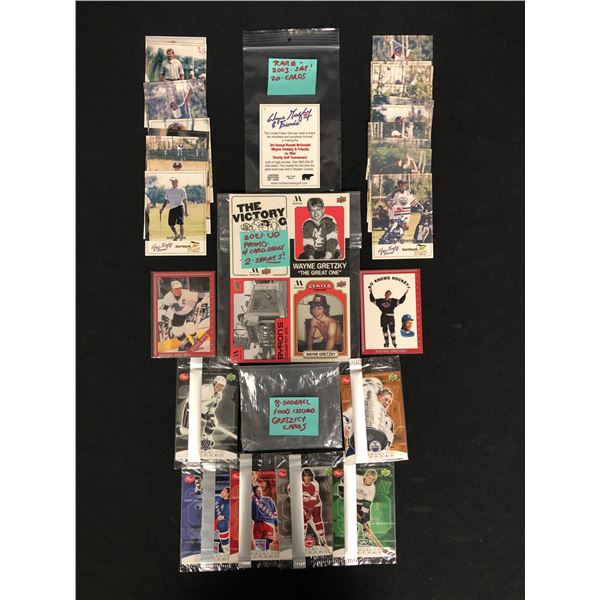 RARE WAYNE GRETZKY HOCKEY CARD LOT