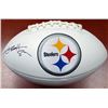 Image 1 : ANTONIO BROWN SIGNED STEELERS STAT FOOTBALL (BECKETT COA)