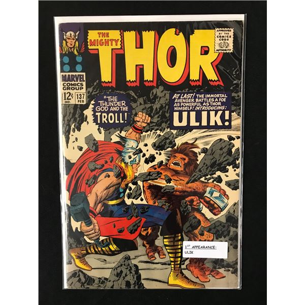 MARVEL COMICS THE MIGHTY THOR NP.137 (1ST APP ULIK)