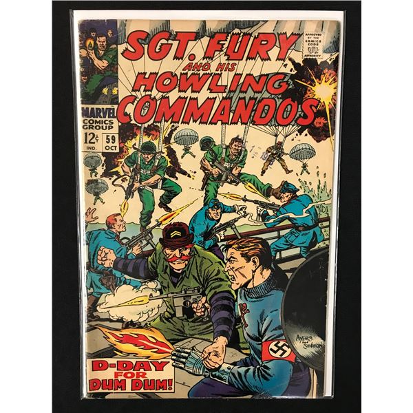 MARVEL COMICS SGT. FURY AND THE HOWLING COMMANDOS NO.59