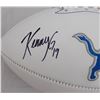 Image 2 : KENNY GALLODAY SIGNED DETROIT LIONS LEATHER FOOTBALL (BECKETT COA)