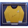 Image 1 : WILLIAM SHATNER SIGNED AND FRAMED STAR TREK UNIFORM ( PSA COA)