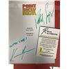 Image 2 : POINT BREAK CAST SIGNED SCRIPT COVER FRAMED 8 X 10 (RA COA)