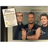 Image 2 : THE POLICE BAND SIGNED AND FRAMED 8 X 10 (RA COA)