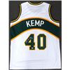 Image 1 : SHAWN KEMP SIGNED SEATTLE SUPERSONICS BASKETBALL JERSEY (PSA COA)