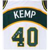 Image 2 : SHAWN KEMP SIGNED SEATTLE SUPERSONICS BASKETBALL JERSEY (PSA COA)