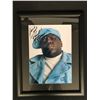 Image 1 : NOTORIOUS B.I.G SIGNED AND FRAMED 8 X 10 (RA COA)