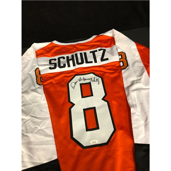 DAVID SCHULTZ SIGNED HOCKEY JERSEY (JSA COA)