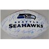 Image 1 : 2002 Seattle Seahawks Team Autographed Football With 60+ Total Signatures