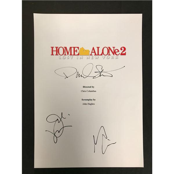 HOME ALONE 2 CAST SIGNED SCRIPT COVER (RA COA)