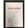 Image 1 : HOME ALONE 2 CAST SIGNED SCRIPT COVER (RA COA)