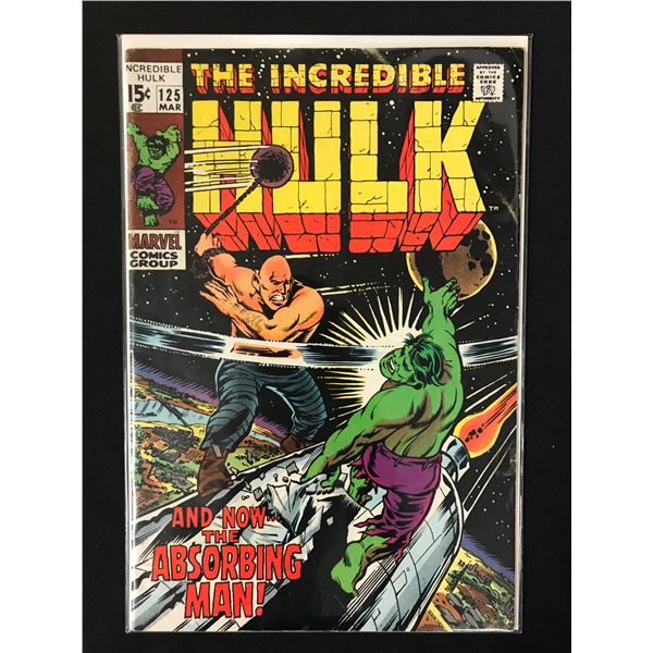 MARVEL COMICS THE INCREDIBLE HULK NO.125