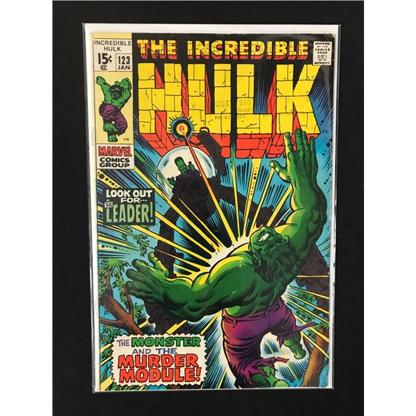 MARVEL COMICS THE INCREDIBLE HULK NO.123